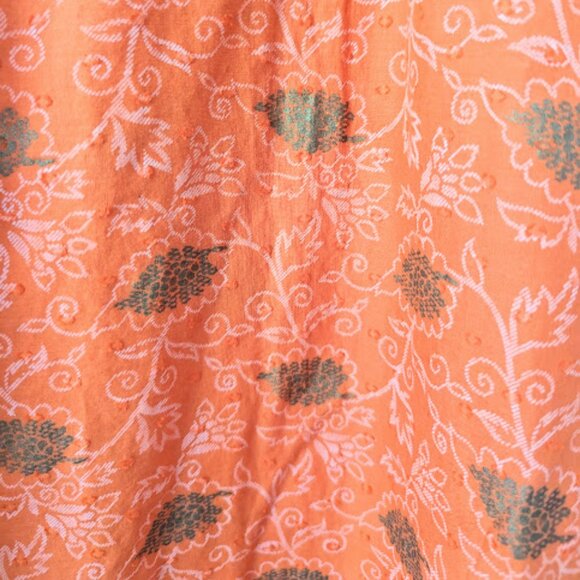 Backwoods 100% Cotton V-Neck Sleevless Tie Waist Cotton Sun Dress - Picture 11 of 15